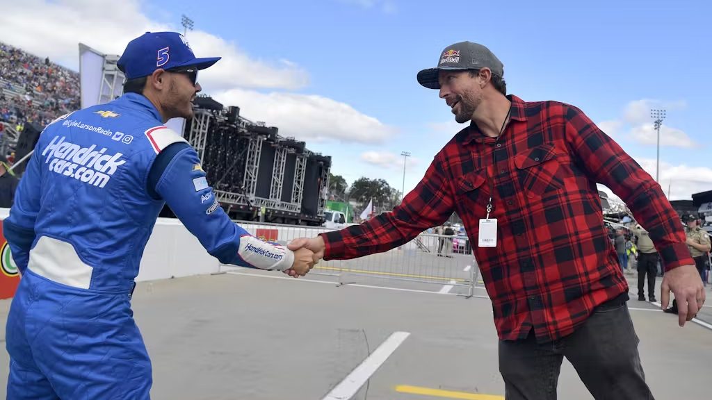 Kyle Larson is atop Travis Pastrana's Nitrocross list Odometer